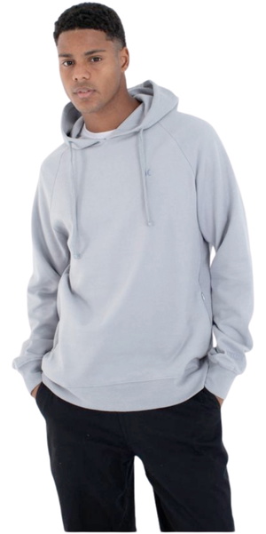 2026 Hurley Mens Low Tide Hoodie MFTEU00016 - Thunder Blue Solid